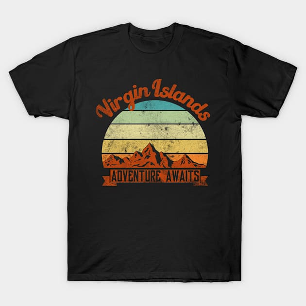 Virgin islands family camping father son. Perfect present for mother dad friend him or her T-Shirt by SerenityByAlex